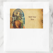 Sticker Rectangulaire TAROTS DE RENAISSANCE ANTIQUE 14 TEMPERANCE Parche (Sac)