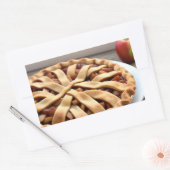 Sticker Rectangulaire Tarte à la pomme (Enveloppe)