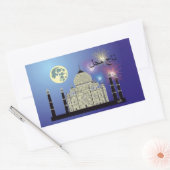 Sticker Rectangulaire Tasch Mahal Inde (Enveloppe)