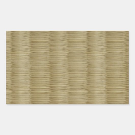 Sticker Rectangulaire Tatami Mat 畳 2 (Devant)
