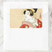 Sticker Rectangulaire tatouage oriental japonais cool Agemaki (Sac)