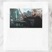 Sticker Rectangulaire TAURIEL™ et LEGOLAS GREENLEAF™ (Sac)