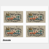 Sticker Rectangulaire Taurus (Feuille)