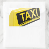Sticker Rectangulaire Taxi (Sac)
