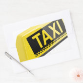 Sticker Rectangulaire Taxi (Enveloppe)