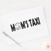 STICKER RECTANGULAIRE TAXI DE MOM (Enveloppe)