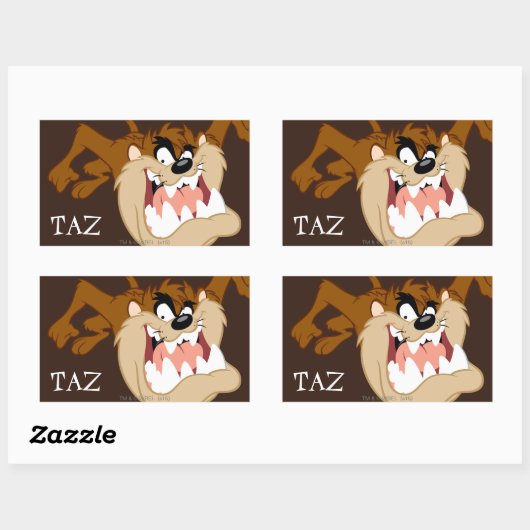Sticker Rectangulaire TAZ™ Evil Grin (Feuille)