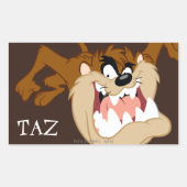Sticker Rectangulaire TAZ™ Evil Grin (Devant)