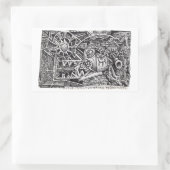 Sticker Rectangulaire Technologie Implant chirurgical (Interface Me) (Sac)