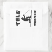 Sticker Rectangulaire Tele Whisperer (Sac)