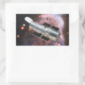 Sticker Rectangulaire Télescope spatial Hubble (Sac)
