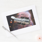 Sticker Rectangulaire Télescope spatial Hubble (Enveloppe)