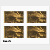 Sticker Rectangulaire Tellement hantés Gardiens de la nuit au clair de l (Feuille)