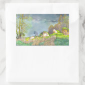 Sticker Rectangulaire Tempête printanière (Sac)