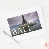 Sticker Rectangulaire Temple Ulun Danu | Bali, Indonésie (Enveloppe)