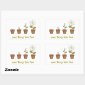Sticker Rectangulaire Temps (Feuille)