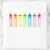 Sticker Rectangulaire Temps de coloriage ! (Sac)
