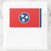 Sticker Rectangulaire Tennessee (Sac)