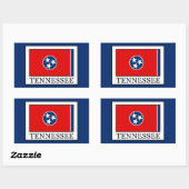 Sticker Rectangulaire Tennessee (Feuille)