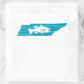 Sticker Rectangulaire Tennessee Wave Fishing (Sac)