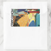 Sticker Rectangulaire Tennis à Monte Carlo (Sac)