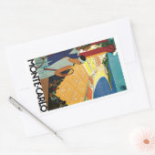 Sticker Rectangulaire Tennis à Monte Carlo (Enveloppe)