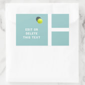 Sticker Rectangulaire Tennis créatif (Sac)
