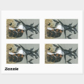Sticker Rectangulaire Tentative de cambriolage (Feuille)