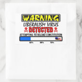 Sticker Rectangulaire Tentative De Recharger La Constitution ! (Sac)