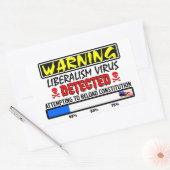 Sticker Rectangulaire Tentative De Recharger La Constitution ! (Enveloppe)