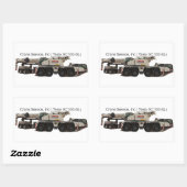 Sticker Rectangulaire Terex AC100-4L (Feuille)