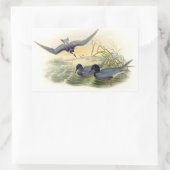 Sticker Rectangulaire Terne noire (Sac)