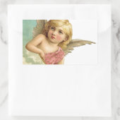 Sticker Rectangulaire Téroub vintage et lune crémeuse (Sac)