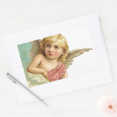 Sticker Rectangulaire Téroub vintage et lune crémeuse (Enveloppe)