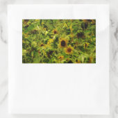 Sticker Rectangulaire Terrain de tournesol (Sac)