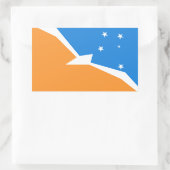 Sticker Rectangulaire Terre de Feu (Sac)