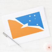 Sticker Rectangulaire Terre de Feu (Enveloppe)
