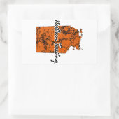 Sticker Rectangulaire Territoire du Nord (Sac)