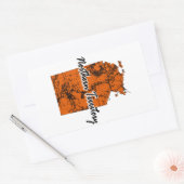 Sticker Rectangulaire Territoire du Nord (Enveloppe)