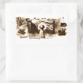 Sticker Rectangulaire Tesla Letterhead (Sac)