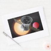 Sticker Rectangulaire TESS Planet Hunter Spacecraft (Enveloppe)