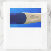 Sticker Rectangulaire Test positif de grossesse (Sac)