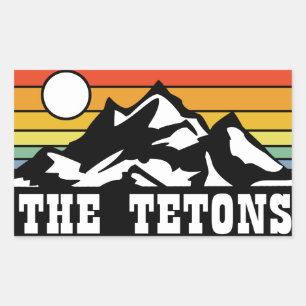 Sticker Rectangulaire Tetons