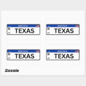 Sticker Rectangulaire Texas Mercosur (Feuille)