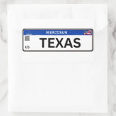 Sticker Rectangulaire Texas Mercosur (Sac)