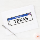 Sticker Rectangulaire Texas Mercosur (Enveloppe)