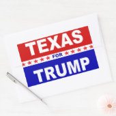Sticker Rectangulaire Texas Pour Trump (Enveloppe)