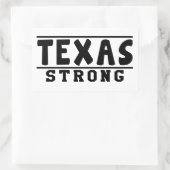 Sticker Rectangulaire Texas Strong Designs (Sac)