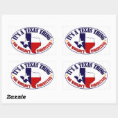 Sticker Rectangulaire Texas Thing (Feuille)