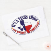Sticker Rectangulaire Texas Thing (Enveloppe)